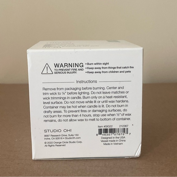 Studio OH! Signature Collection Epiphany 7.5 oz Scented Candle - Picture 6 of 8